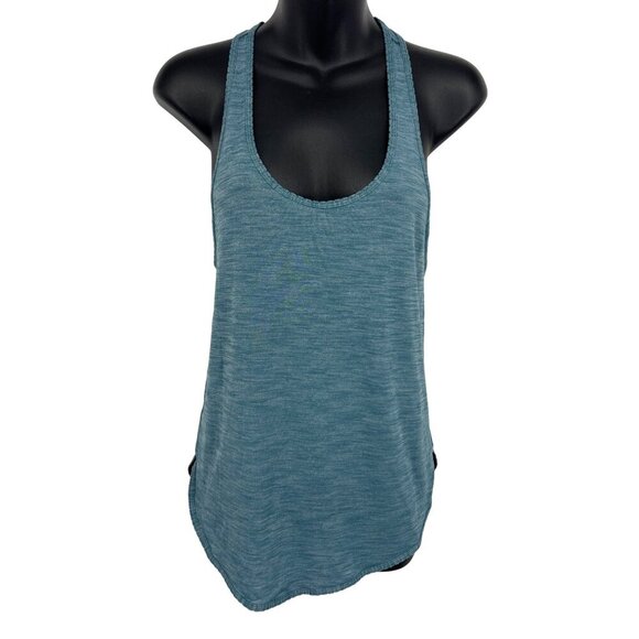 Lululemon Women Racerback Tank Top Blue Heather Small S Athletic Sleeveless EUC - Picture 1 of 7